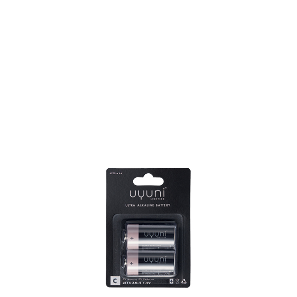 Piffany Copenhagen – Alkaline Batterien C, 1,5V, 6700 mAh – 2 pack Piffany Copenhagen – Alkaline Batterien C, 1,5V, 6700 mAh – 2 pack