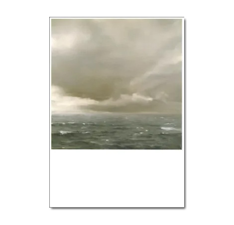 Gerhard Richter Postkarte"Seestück, Bewölkt, 1969"    Kunst