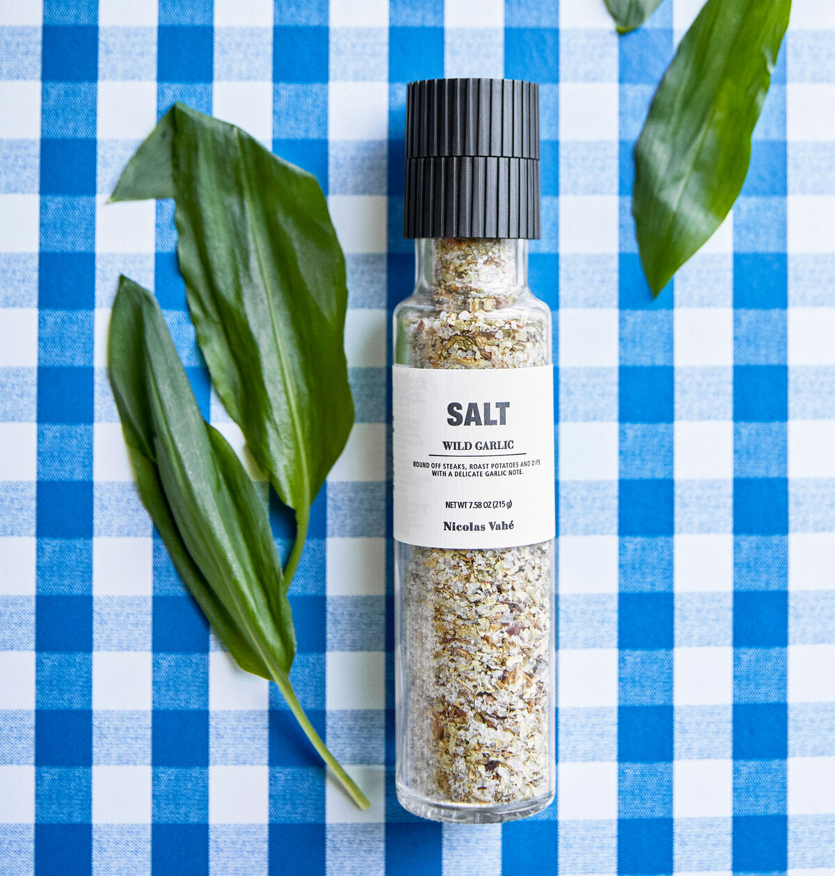 Nicolas Vahe Salz Wilder Knoblauch , 215 g , Nicolas Vahé Salt, Wild garlic 215g