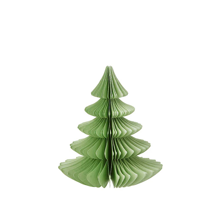 Bungalow Honeycomb Tannenbaum Pine, ca. 16cm Ming von Bungalow, Papier, Honeycomb Tree Pine H16cm Ming