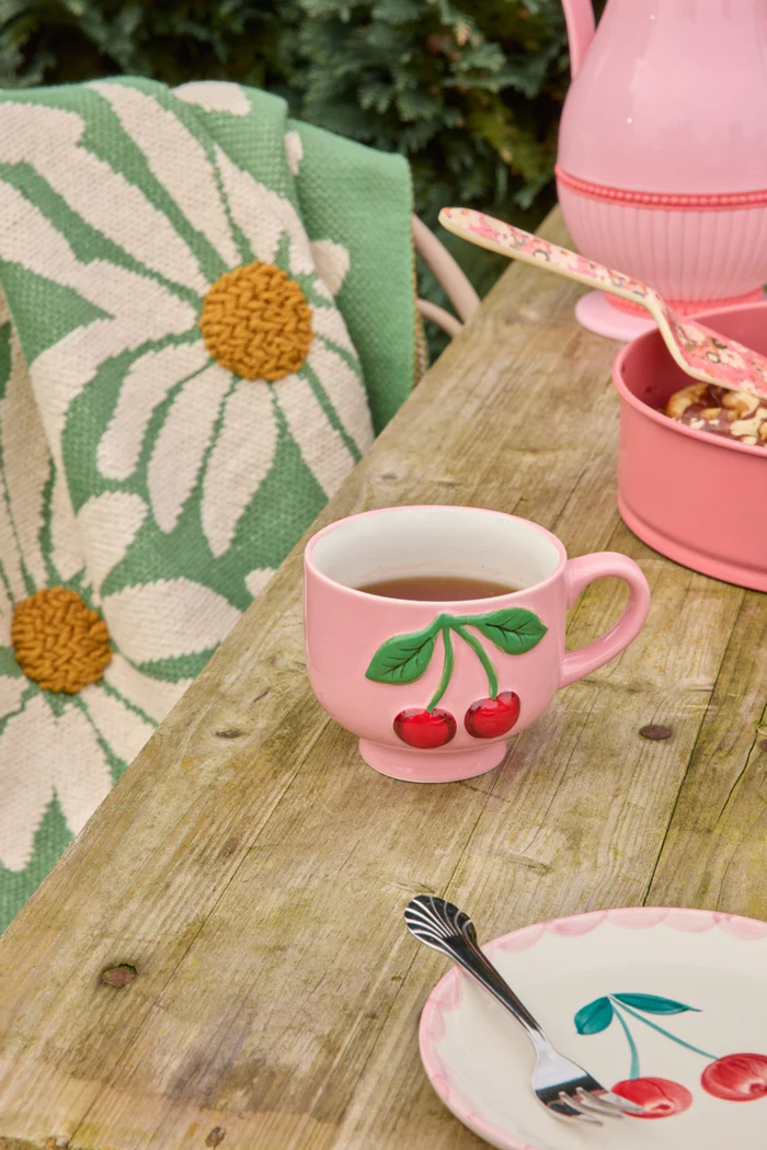 Rice Tasse Kirschen,  Hand-painted , Keramik , 250 ml