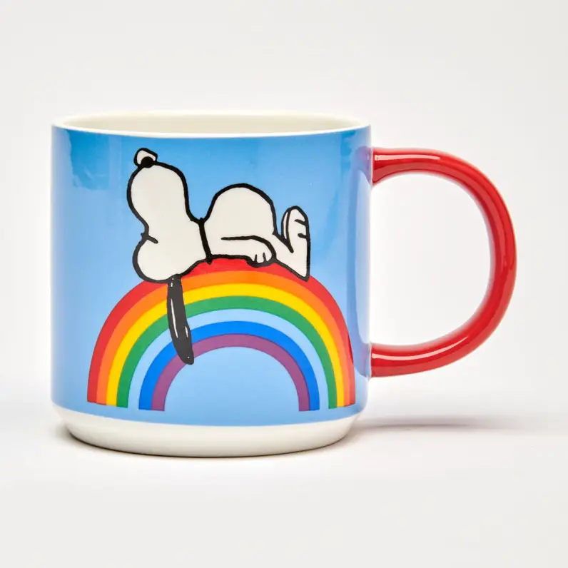 The Peanuts Becher GOOD VIBES, Snoopy  Tasse, ca. 330 ml   