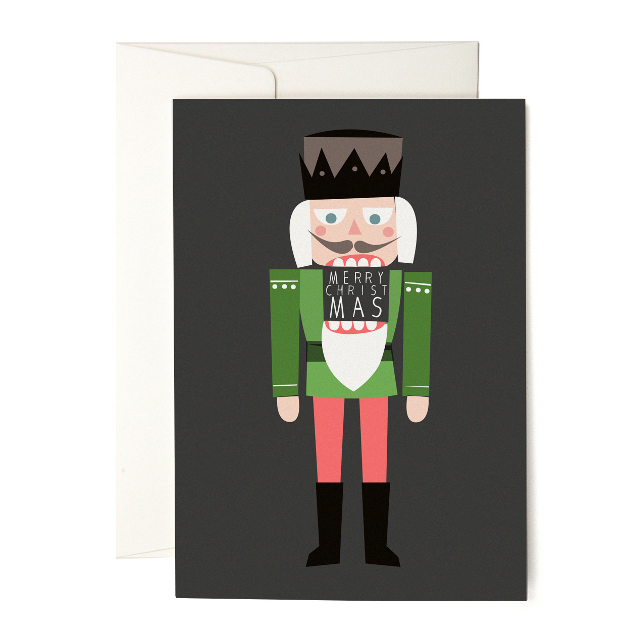 % Weihnachtskarte Grußkarte Nutcracker / Nußknacker von pleased to meet  , XMAS-