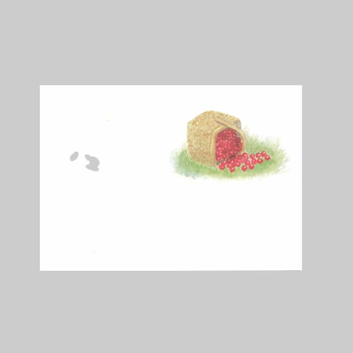 Pia Malmros Surpris Karte mit Umschlag  PREISELBEEREN