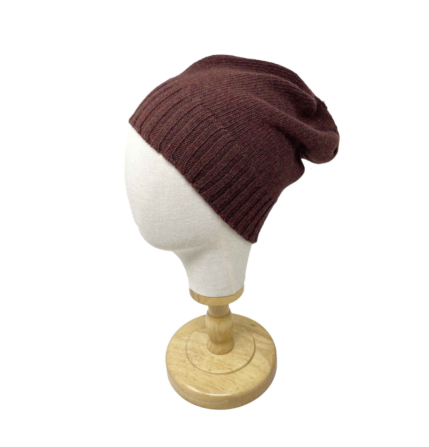 McKernan Mütze "CHUNKY TULIP HAT" CHESTNUT, Wollmütze, 100% Wolle