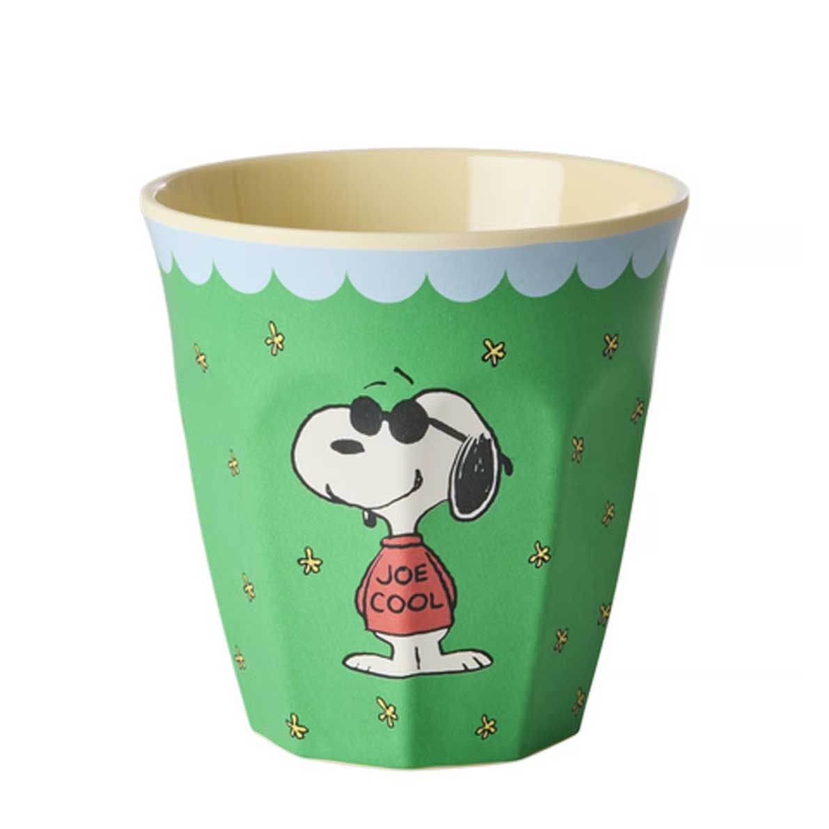 Rice Melamin Becher Blue Snoopy Green , 250 ml 