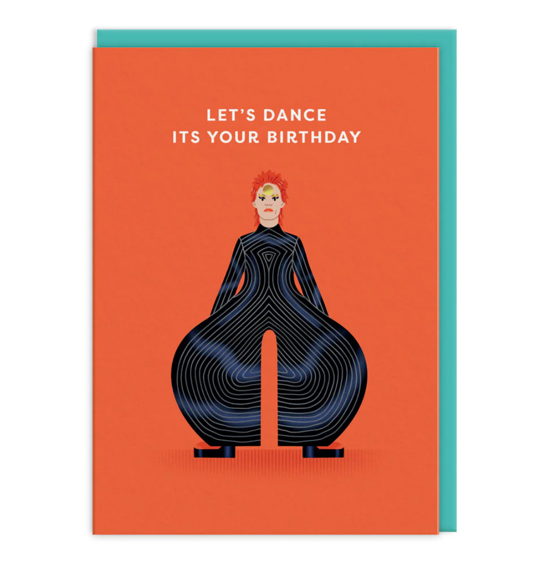 OH DEER Grußkarte ICONS David Bowie Birthday Card, Geburtstag  