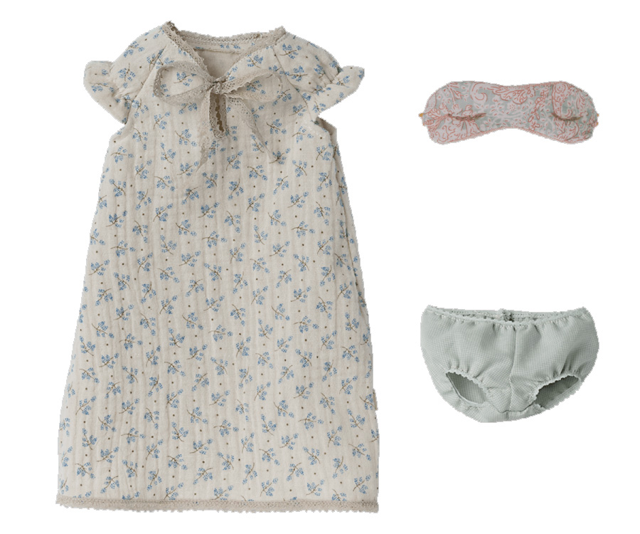 Maileg Maus im Nachthemd, Maxi, ca. 49 cm, Maxi mouse, Nightgown Maileg Maus im Nachthemd, Maxi, ca. 49 cm, Maxi mouse, Nightgown