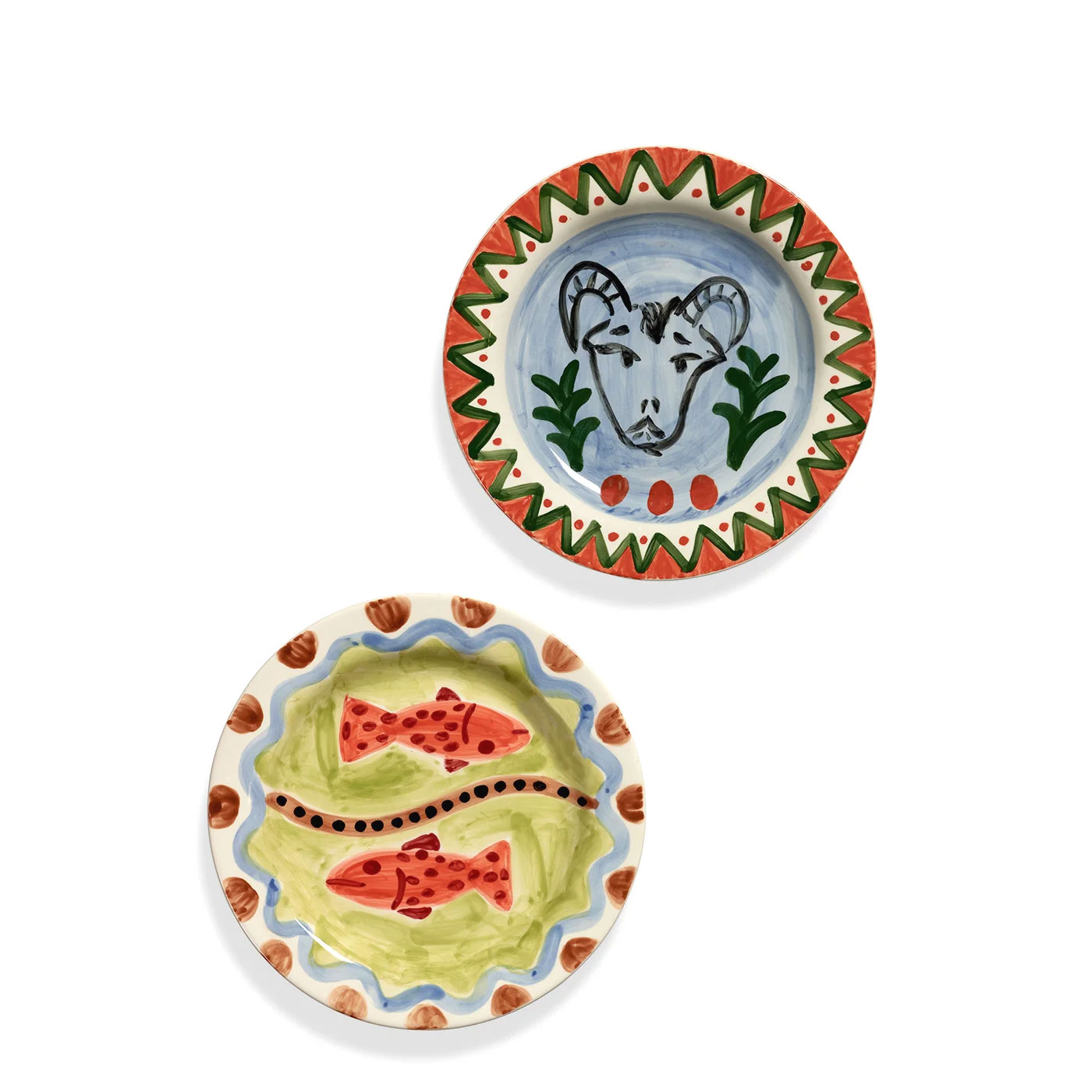 Santiago de Borja Speiseteller The Lovers 03, 2er Set,  Kollektion Santiago de Borja Tableware von Shurleey
