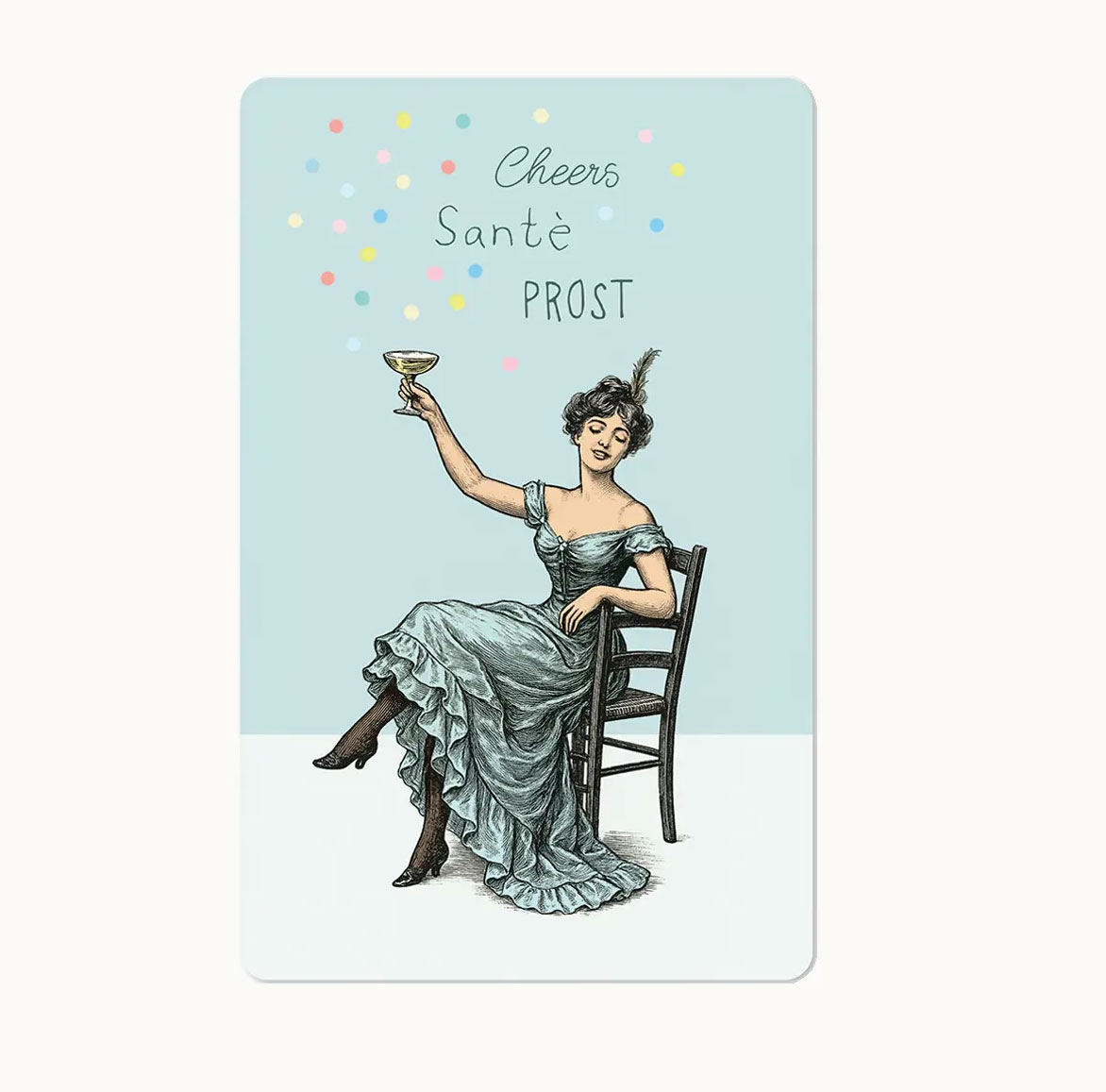 Lunacard Postkarte Prost