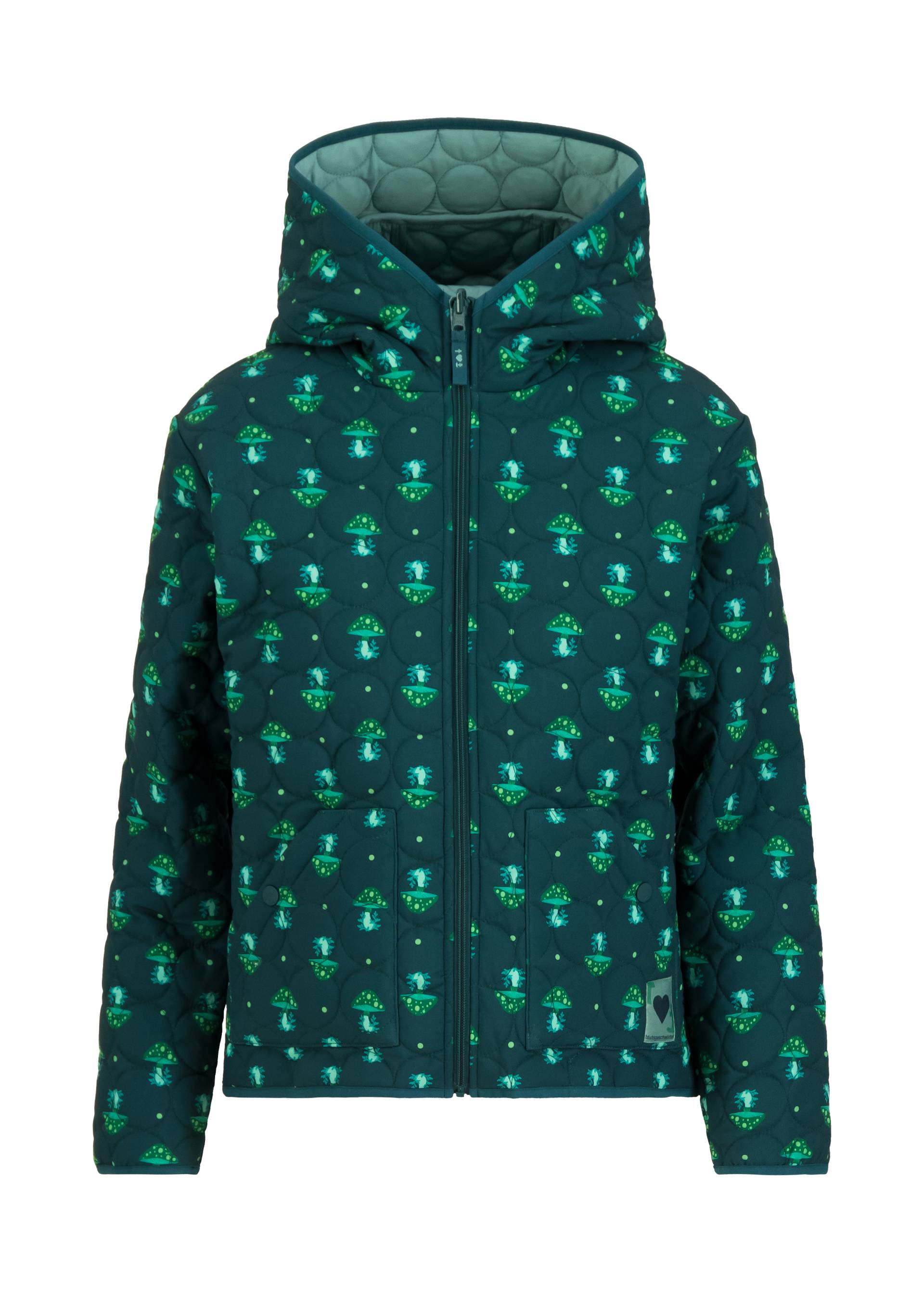 % Blutsgeschwister Softshelljacke Reversible Plopp - magical night mushroom