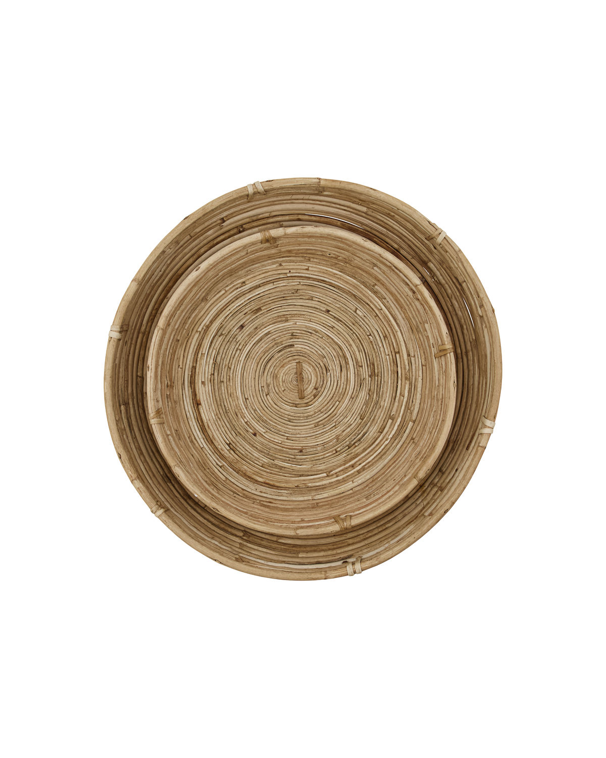 Korb/ Tablett "Chaka", Medium, Natur von House doctor, ca. 6,5 x 32 cm 