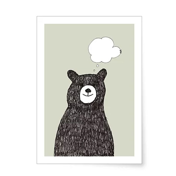 DIN A5 Art Print " Bär“ von MIAO