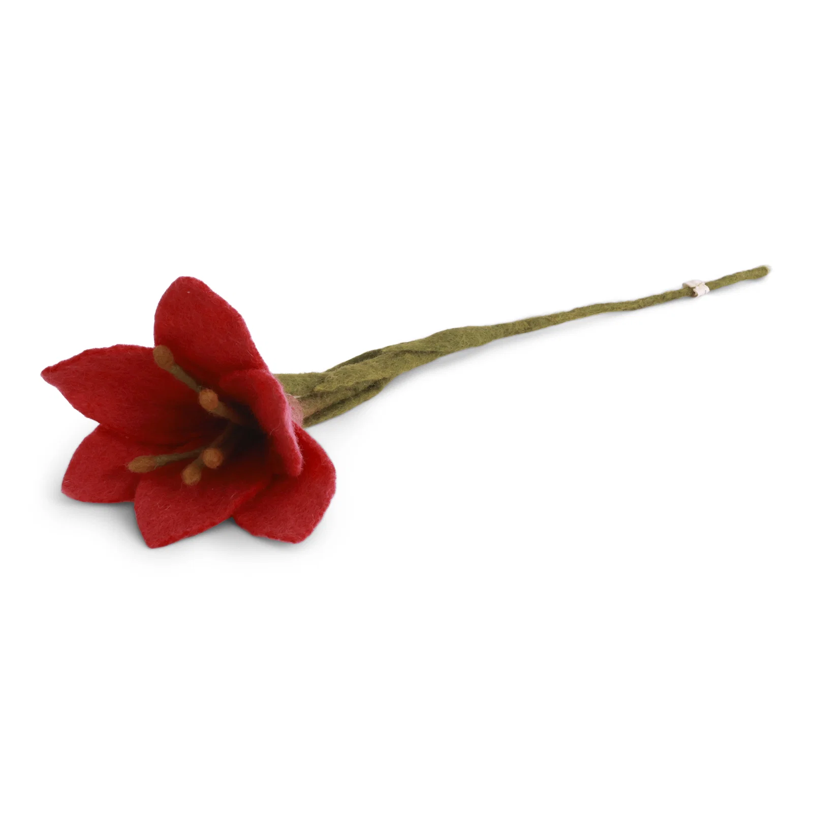 Gry & Sif Filz Trompetenlilie – Melone, ca. 47 cm, Trumpet Lily Flower - Melon
