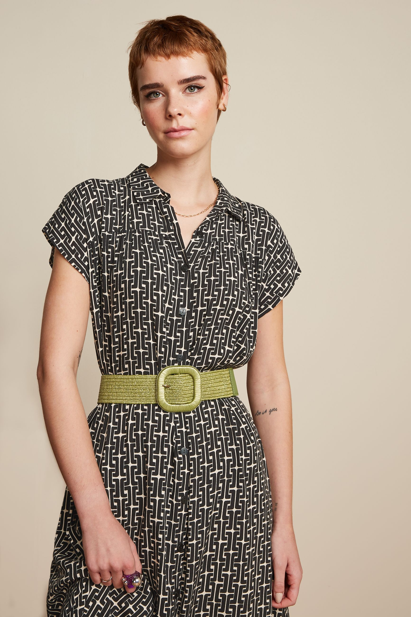 King Louie Gürtel Raffia Belt Farbe: Mango Green