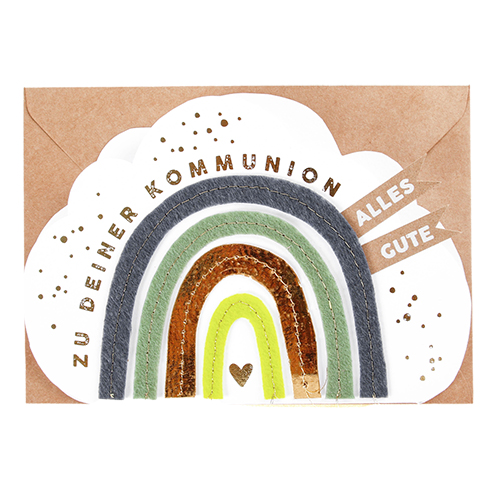 Good old friends Regenbogenkarte "Kommunion"