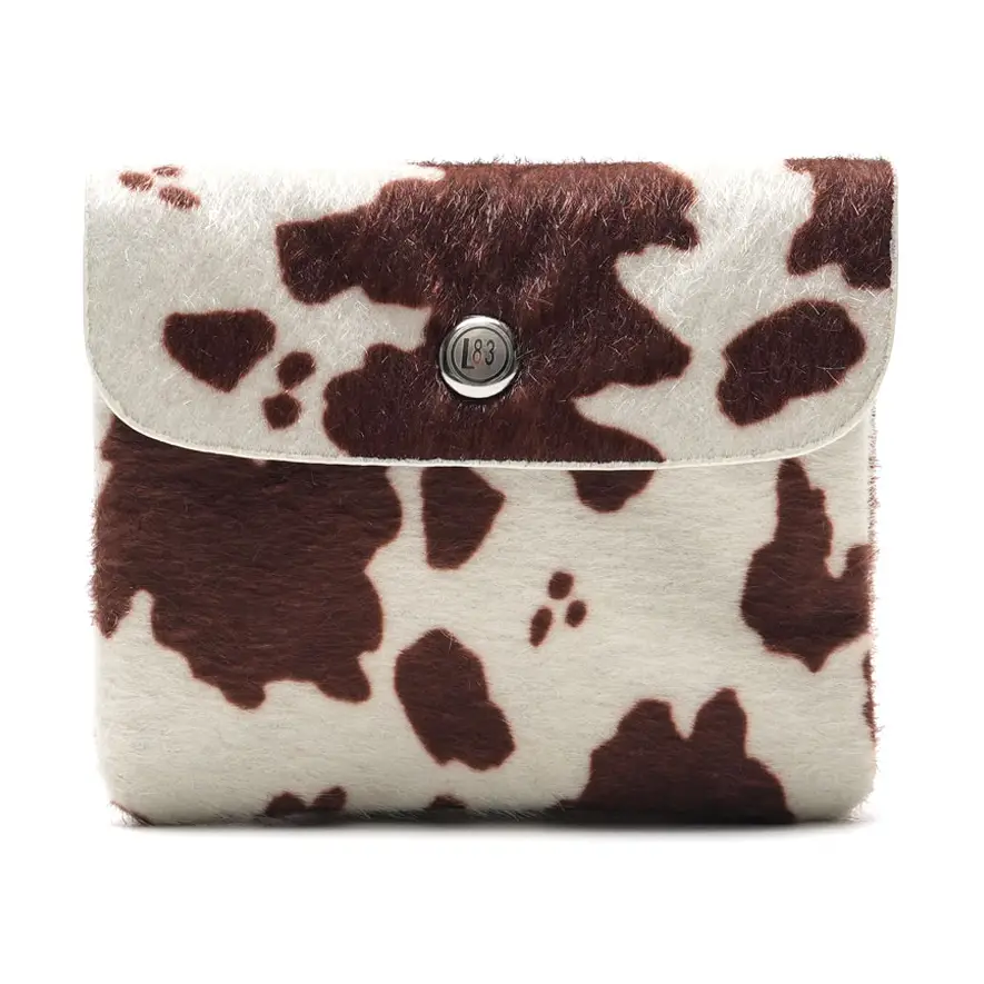LOT83 Geldbörse Fenna Nr. 22 Kuh, braun-creme