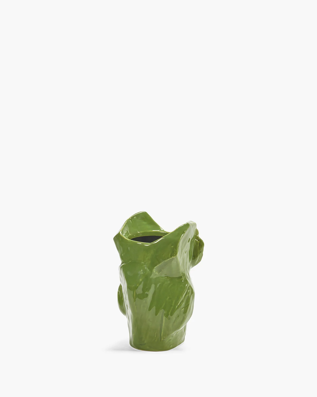 Eule Vase XS Grün After Midnight, Kollektion Midnight creatures von Marni, Höhe ca. 12 cm