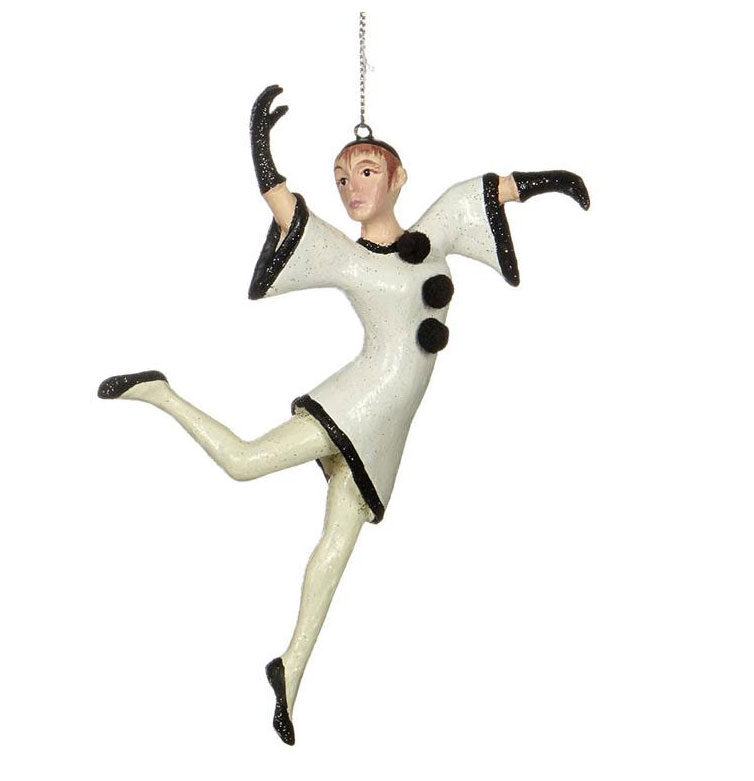 Weihnachtsschmuck " Pierrot" Ballet Tänzer , ca.15 cm von Catherine Collection / Goodwill Zirkus Weihnachtsschmuck " Pierrot" Ballet Tänzer , ca.15 cm von Catherine Collection / Goodwill Zirkus