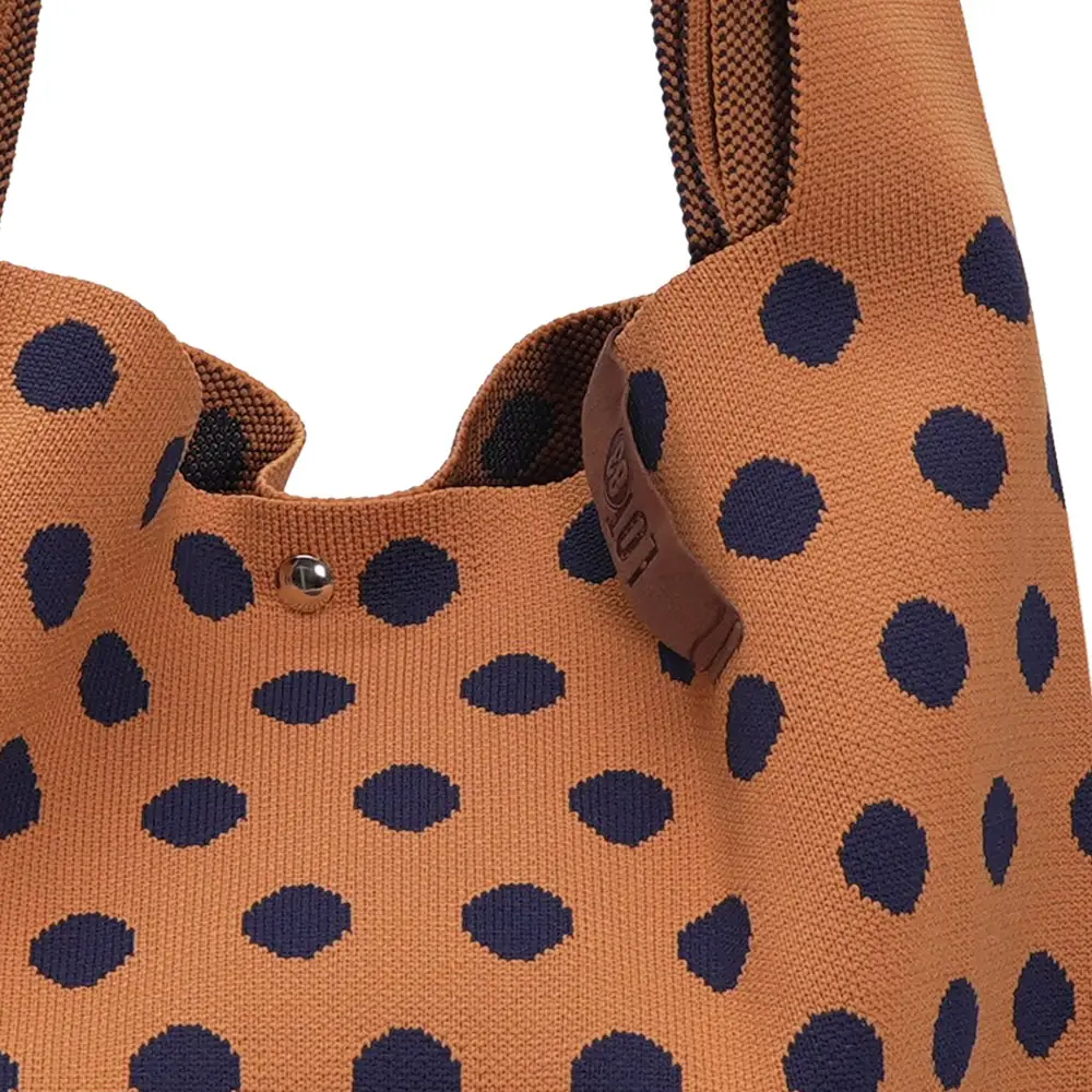 LOT83 Shopper Lois 141, Punkte Braun, ca.  45 x 35 cm