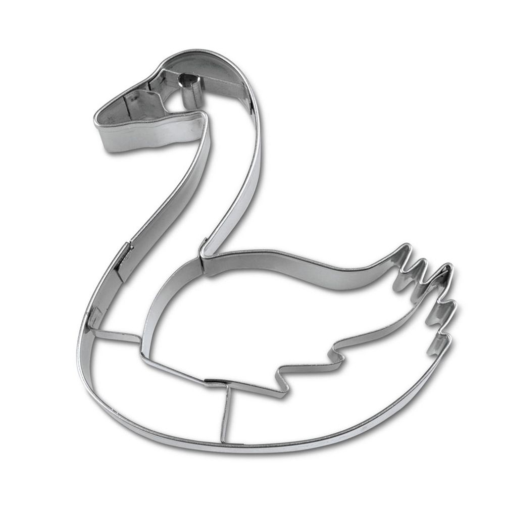 Ausstecherle Schwan - 7 cm   von Städter, Prägeausstecher