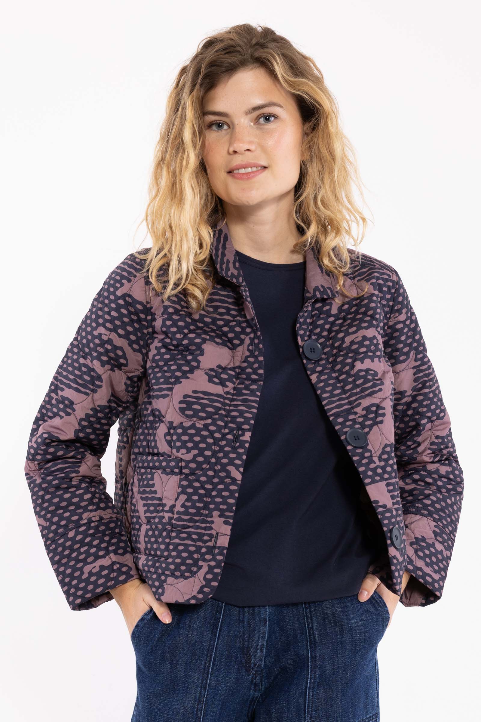 Danefae Danekind Thermo Blazer Navy/Mauve HALFTONE