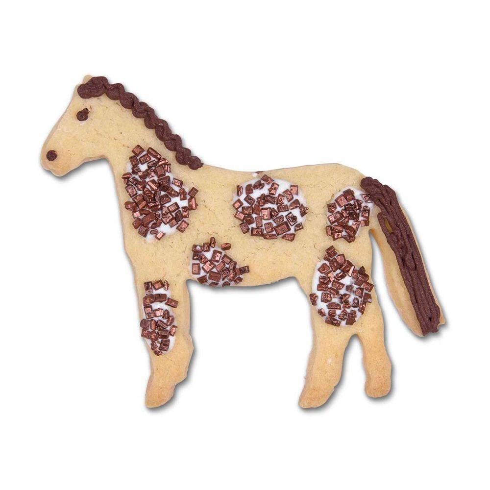 Ausstecherle Pferd - 6 cm  von Städter, Prägeausstecher, Plätzchen Backen  