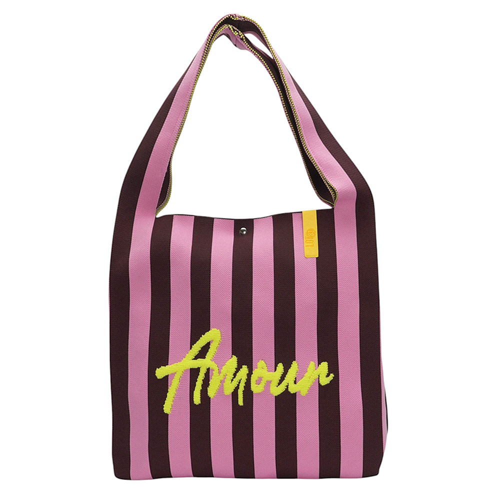 LOT83 Shopper Rebell Loïs 25, Amour, Streifen , ca.  45 x 35 cm