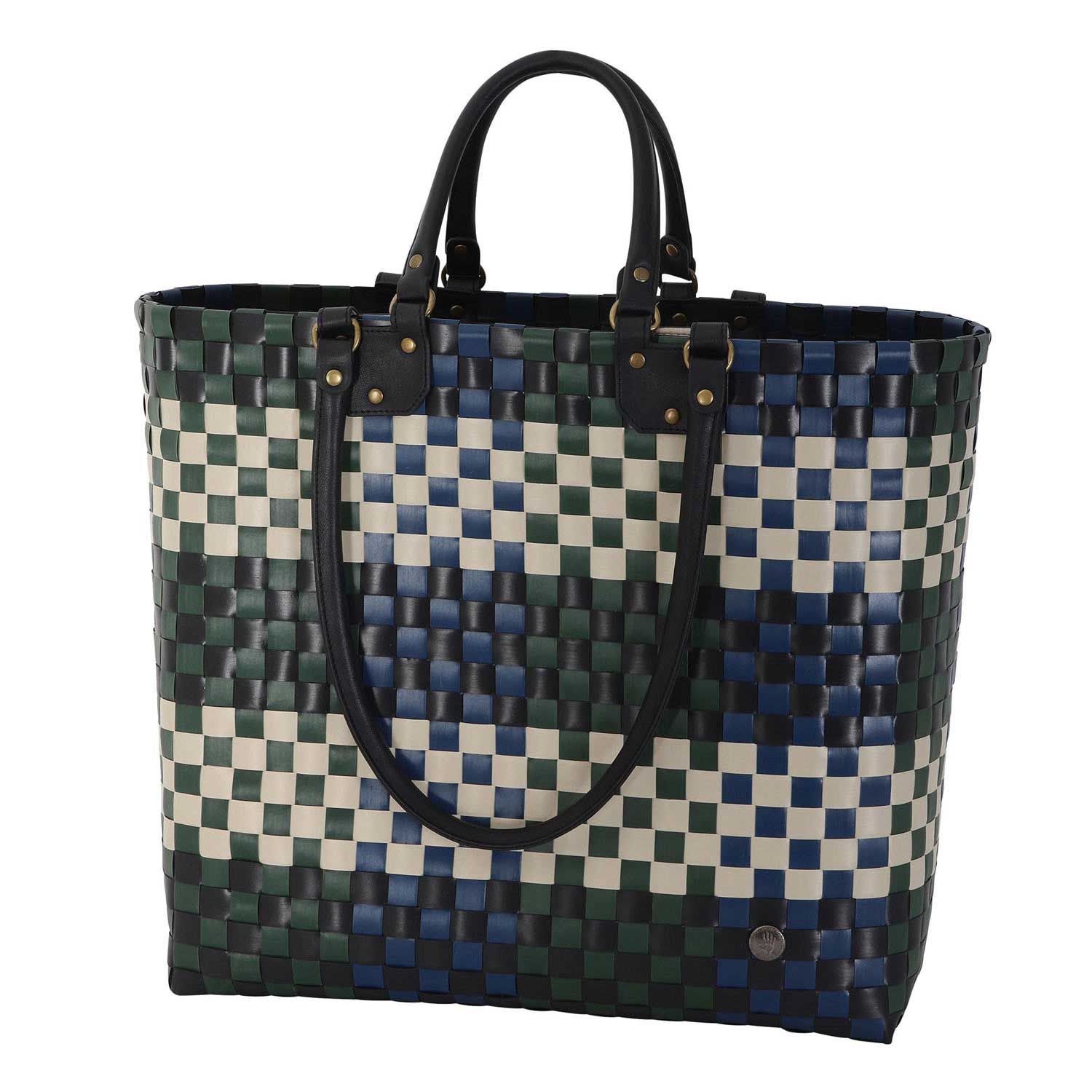 Handed By DUAL Shopper, Farbe: blau-grün/ forest green mix