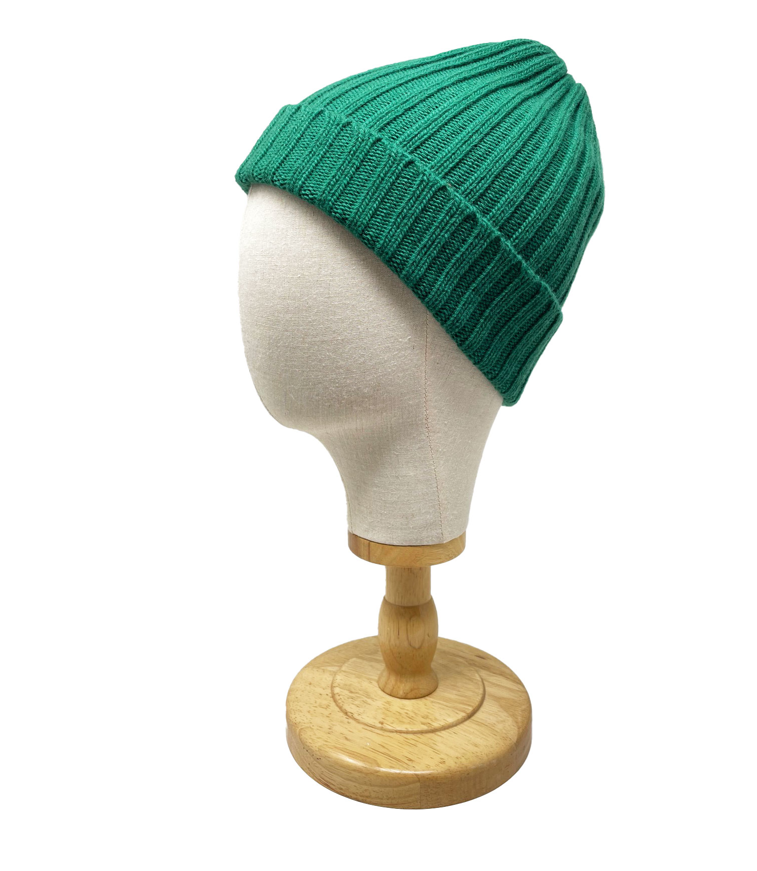 McKernan Mütze "CHUNKY RIB HAT" EMERALD, Wollmütze, 100% Wolle 