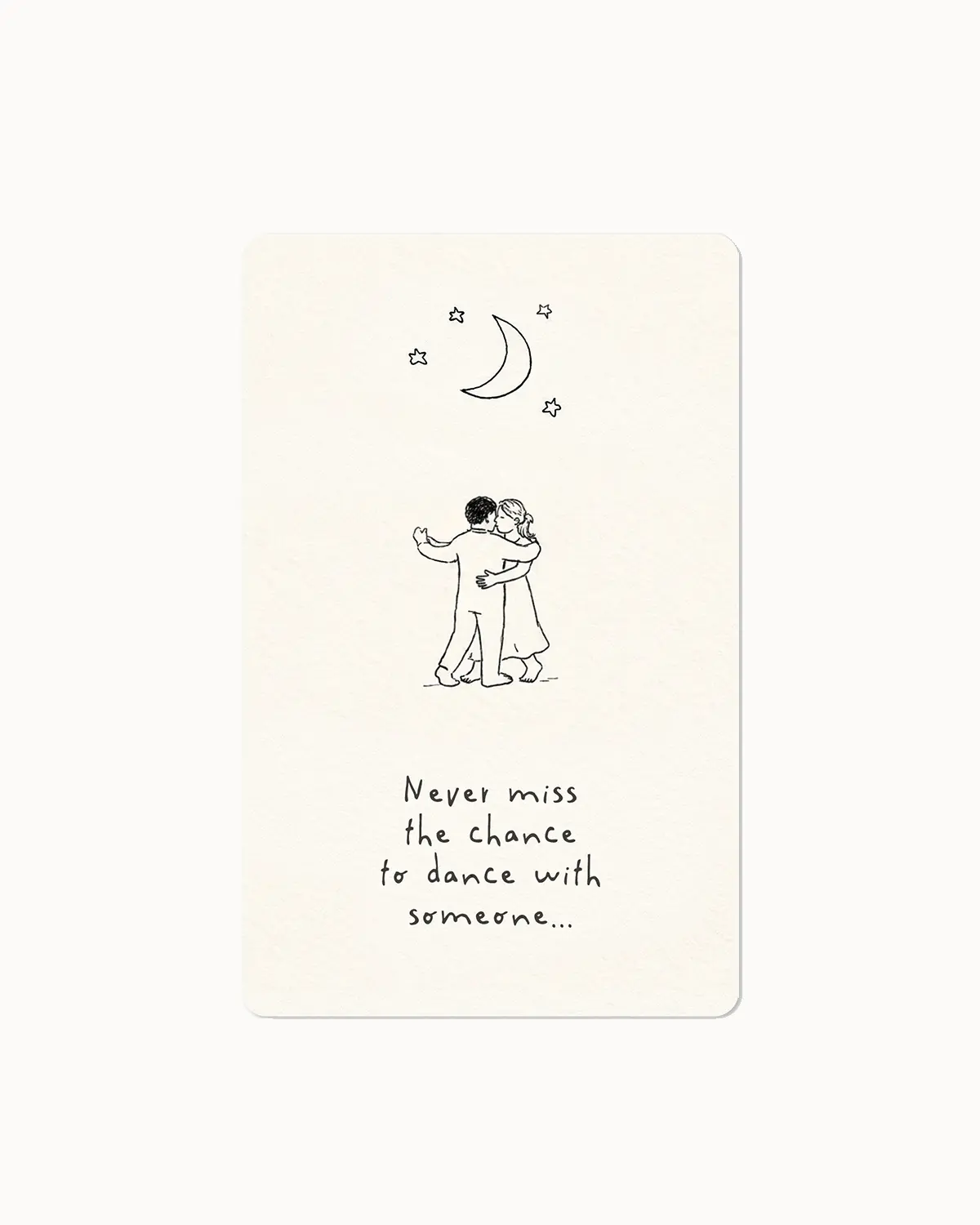 Lunacard Postkarte dance with someone