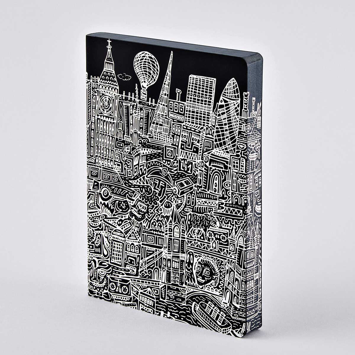 NUUNA Notizbuch Graphic L London, 165 × 220 mm , A5  