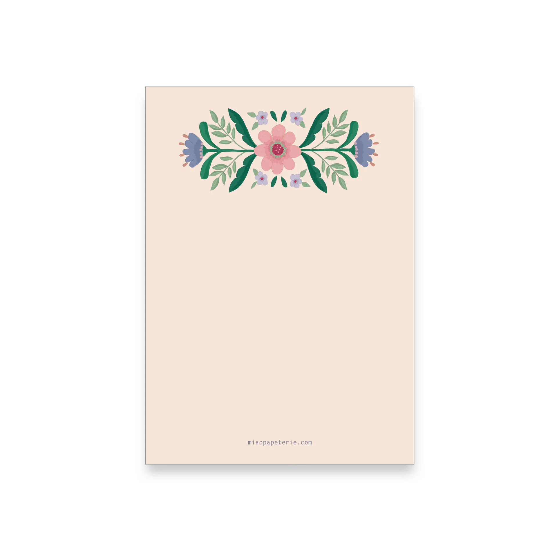 MIAO Notizblock Blumedeko, A6