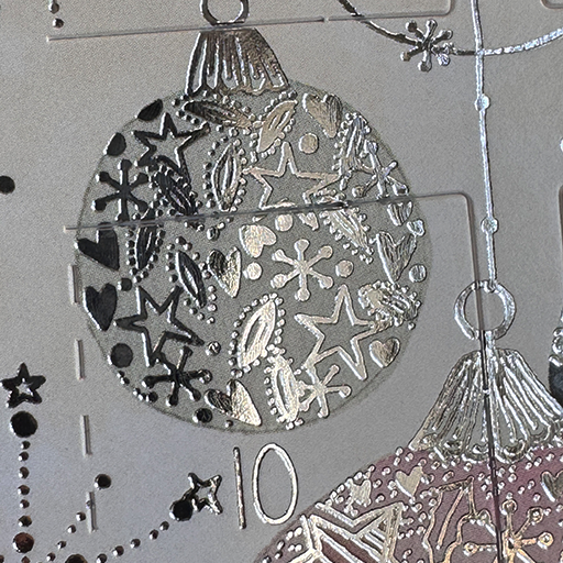 Adventskalender Karte , als Windlicht zum Aufstellen "Weihnachtsdeko"