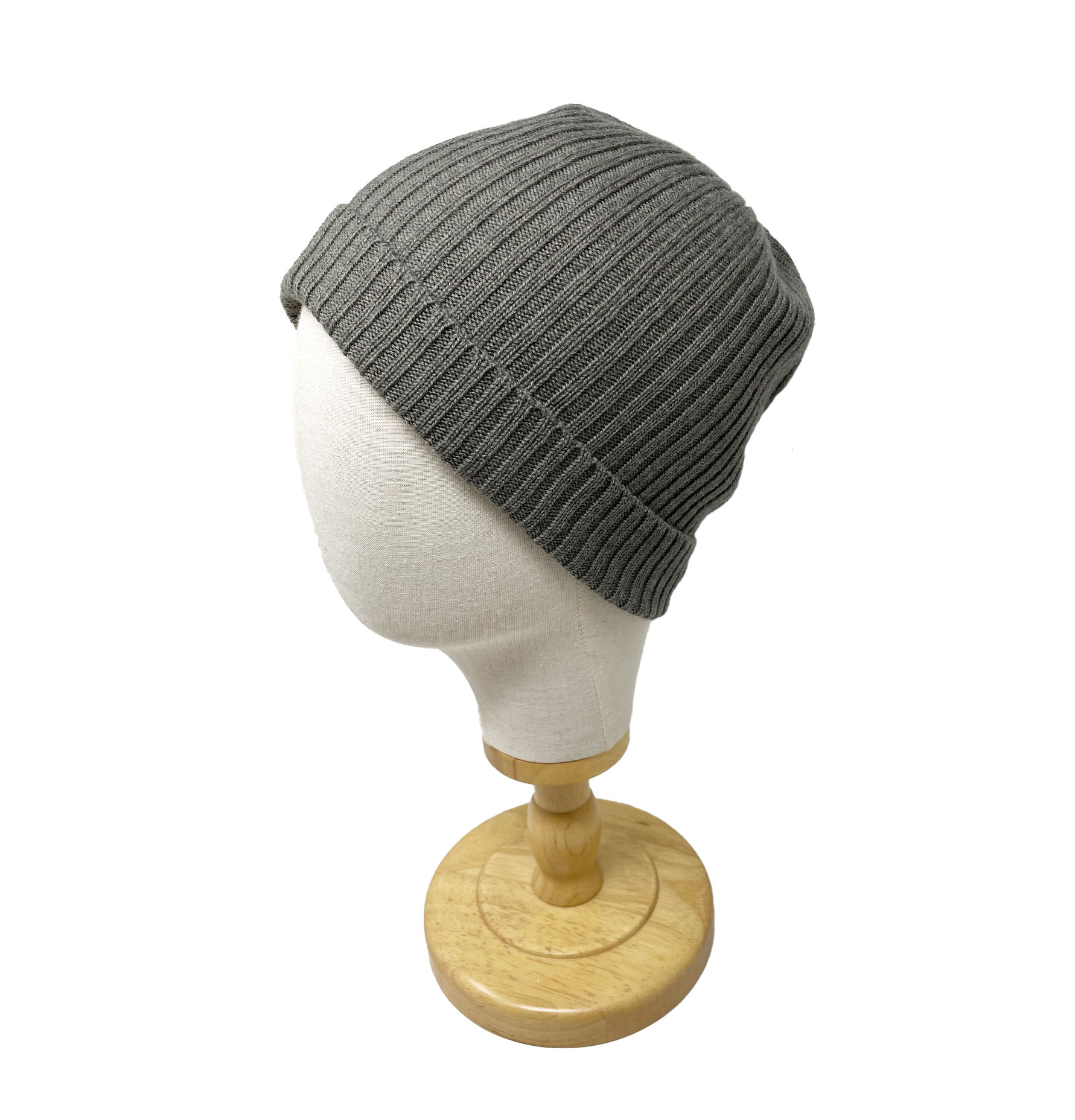 McKernan Mütze "FINE SOLID HAT" KHAKI, Wollmütze, 100% Wolle , Feinstrick