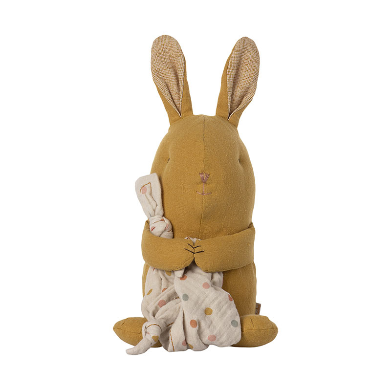 Maileg  Kinder-Spieluhr Hase in Senfgelb, H32 cm 