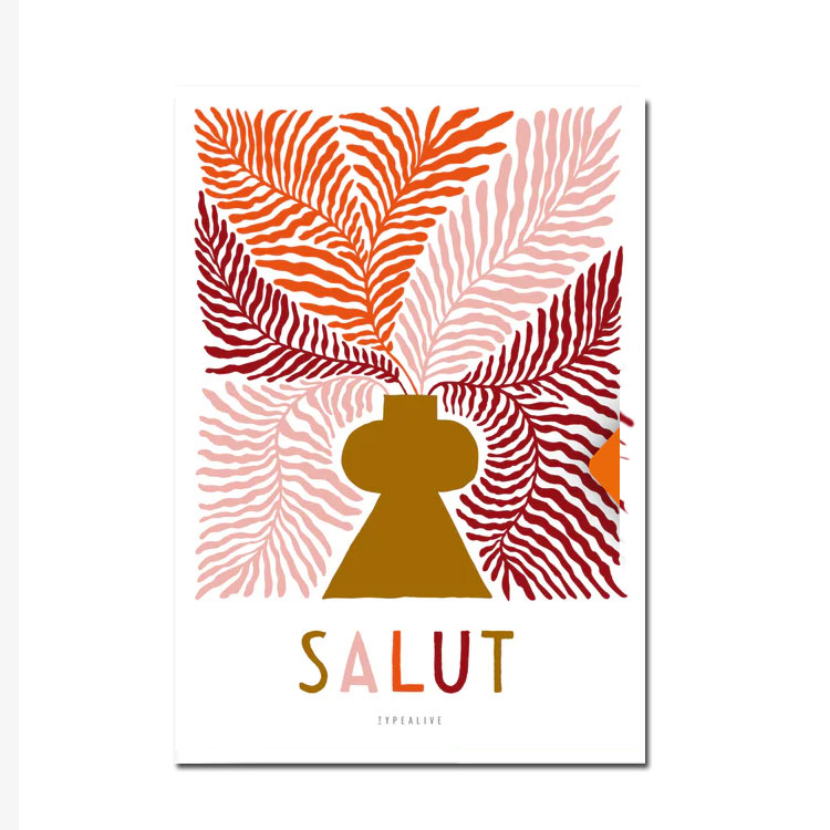 Typealive Postkarte "A Way To Say Salut" 