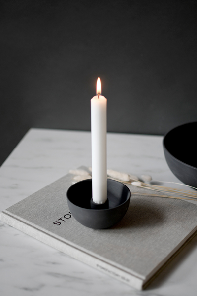 Storefactory LIDATORP Kerzenhalter, Mini dark grey candlestick, D. ca. 10 cm Storefactory LIDATORP Kerzenhalter, Mini dark grey candlestick, D. ca. 10 cm