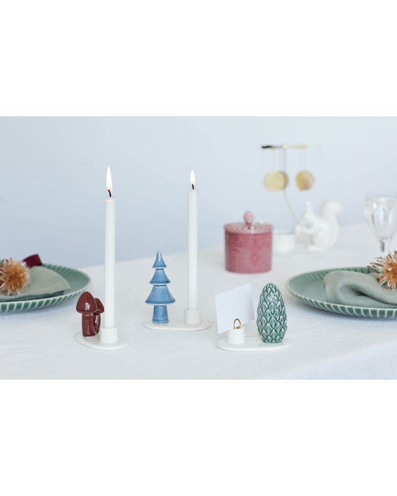 dottir Nordic Design Kerzen 10er Set für Winter Stories Flocks Kerzenständer und Birthday Stories Kerzenständer