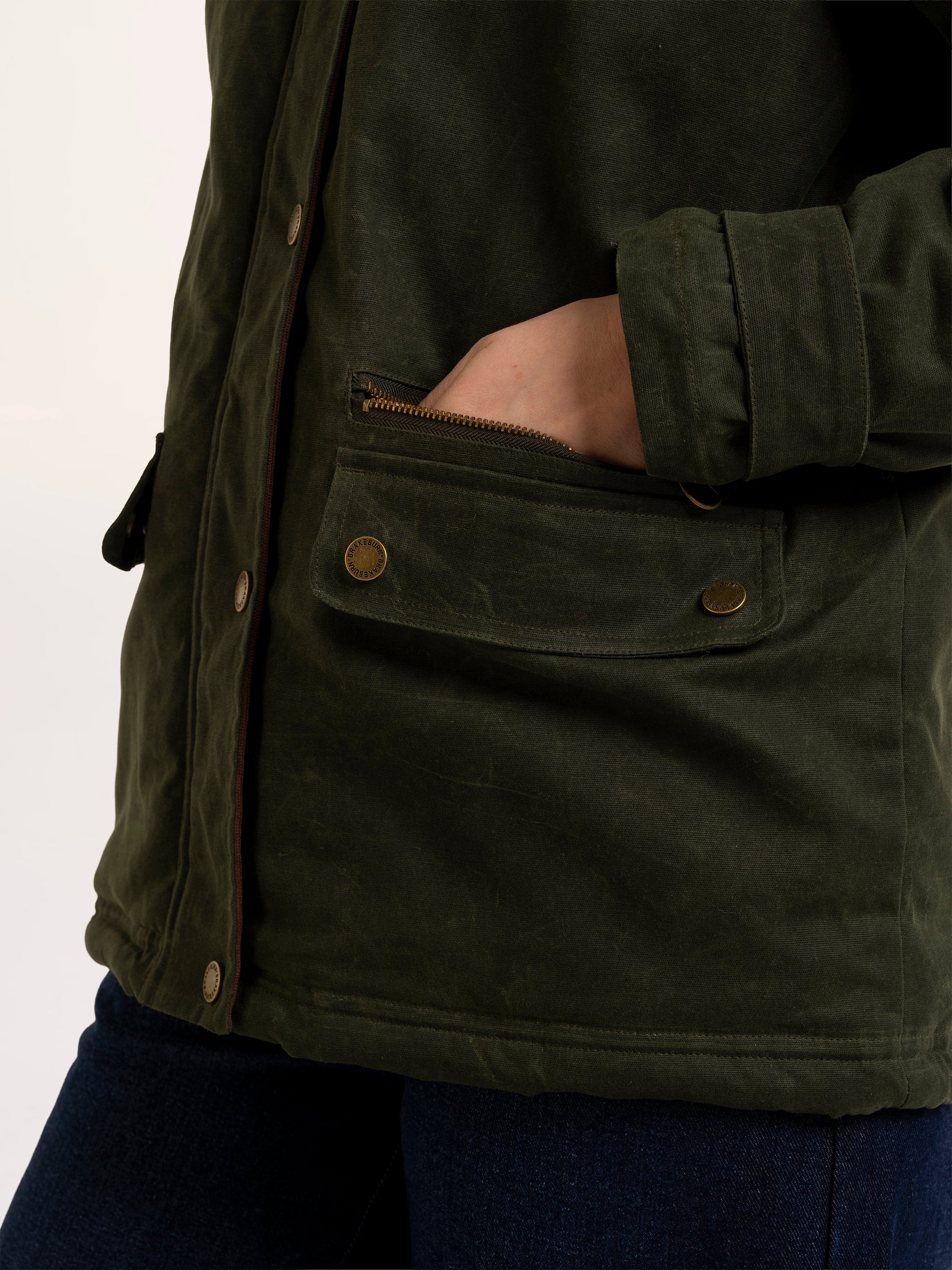 BRAKEBURN Jacke Pear Cord Collar Barn Jacket