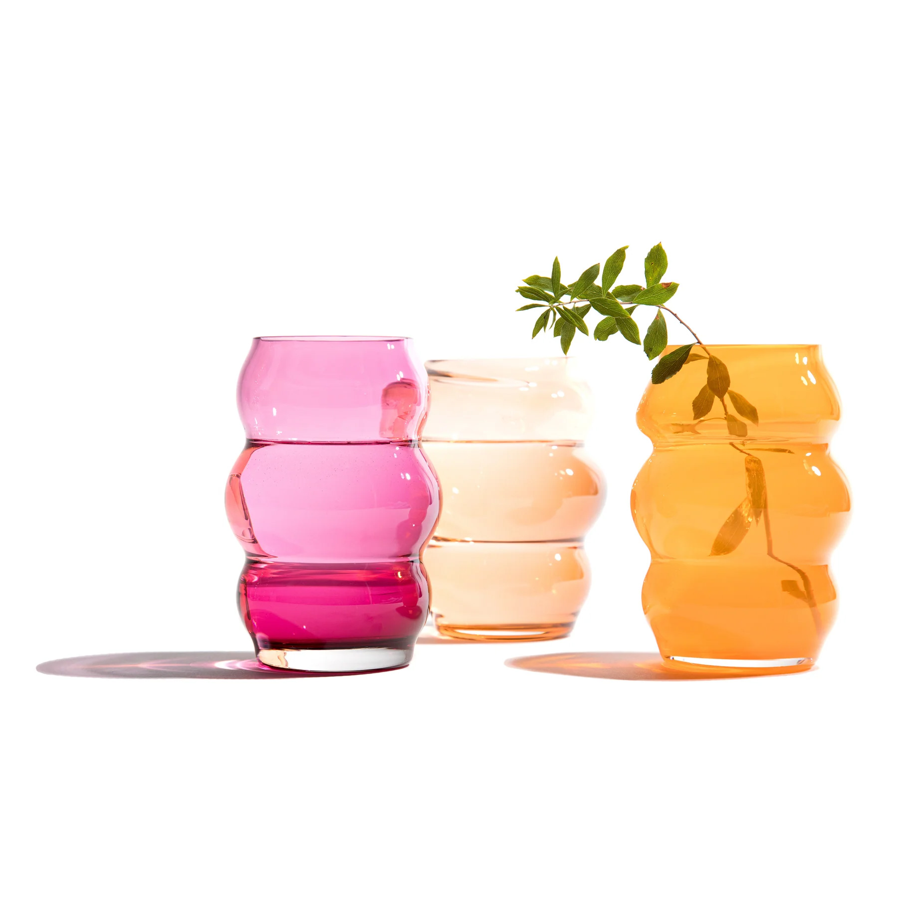 FUNDAMENTAL BERLIN Vase Muse S, CLEAR COPPER, Höhe ca. 13 cm, Glas  