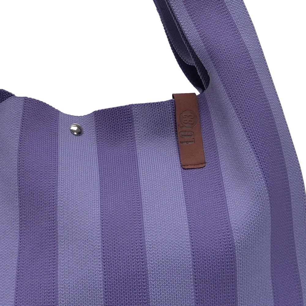 LOT83 Shopper Lois 118, Streifen Violett, ca.  45 x 35 cm    