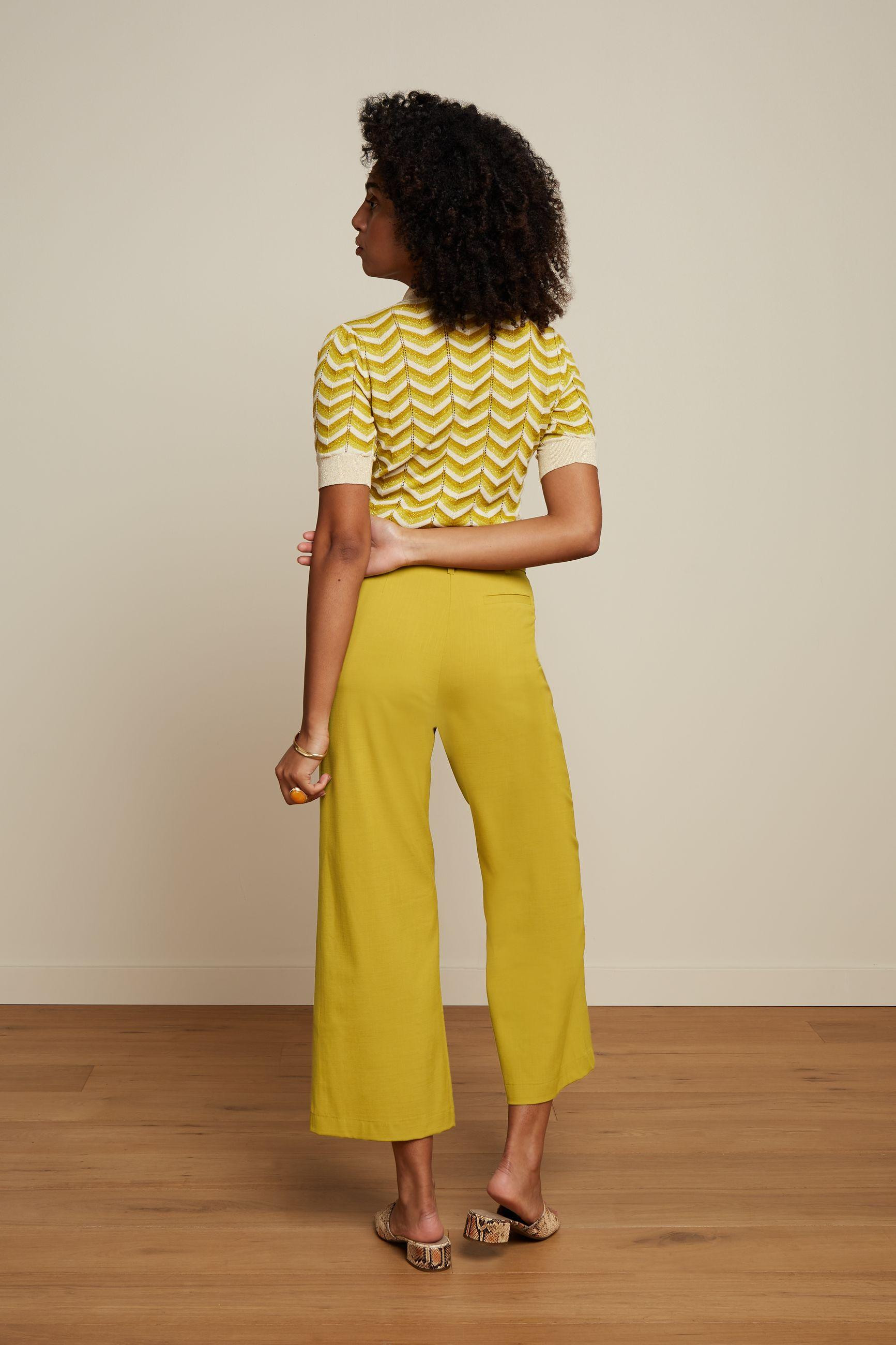 King Louie Polo Top Mandry, Farbe: Cress Yellow