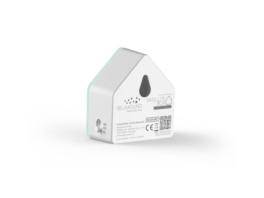 Satellitebox Forest Brook Classic von Zwitscherbox, Klang: Waldbach Plätschern