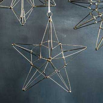  KLATT OBJECTS KALEIDOSKOP Stern, Nr. 3, Metall , Farbe: Gold, D. ca. 11 cm , 5 Spitzen, Pro Stück