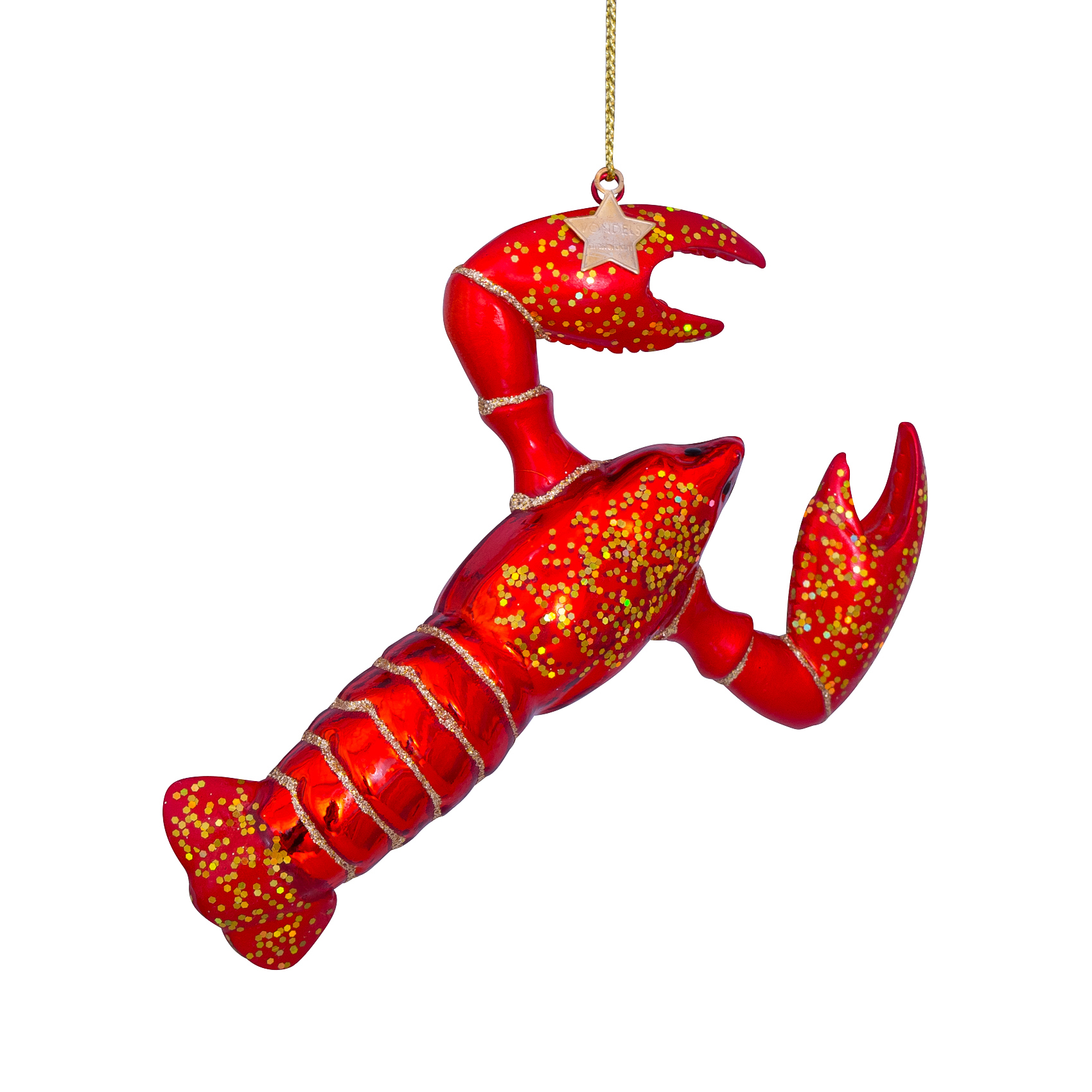 Weihnachtskugel Hummer, Höhe ca. 14cm