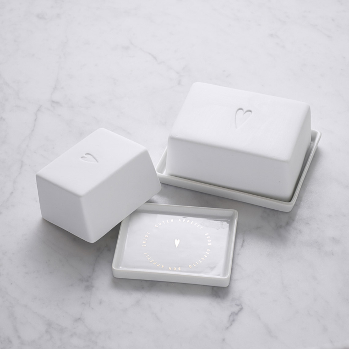 Butterdose  klein "Herz"  von Räder 