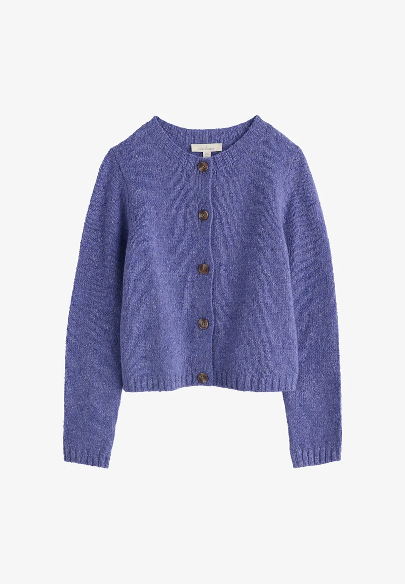 % SEASALT CORNWALL Strickjacke Dawson Pick Cardigan Merino, Farbe: Bilberry/ violett