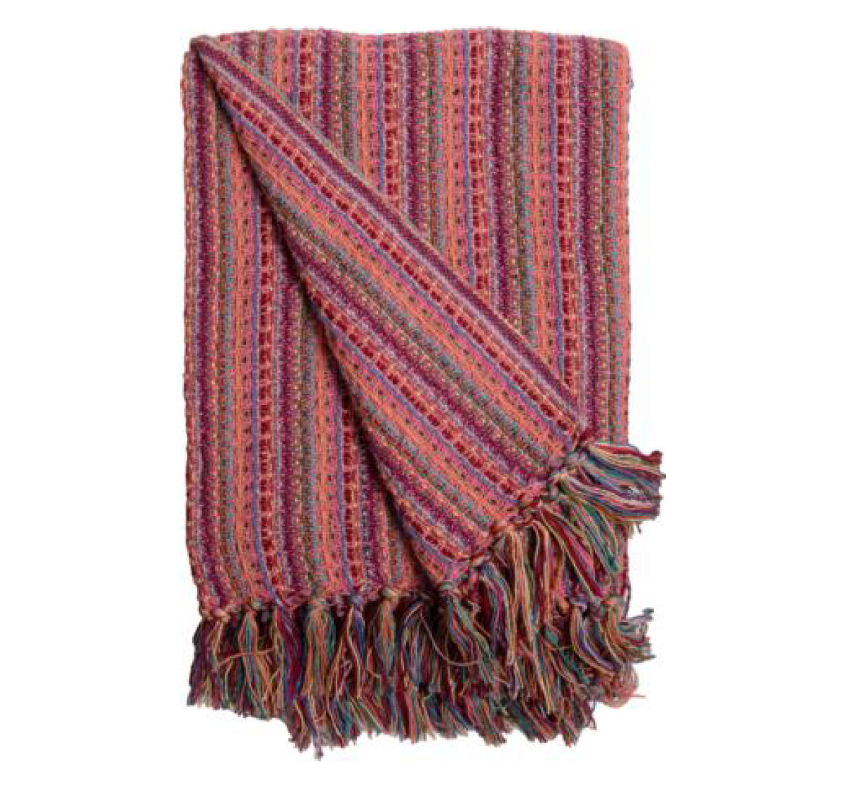 Decke, Multi, pink, 130x170 cm