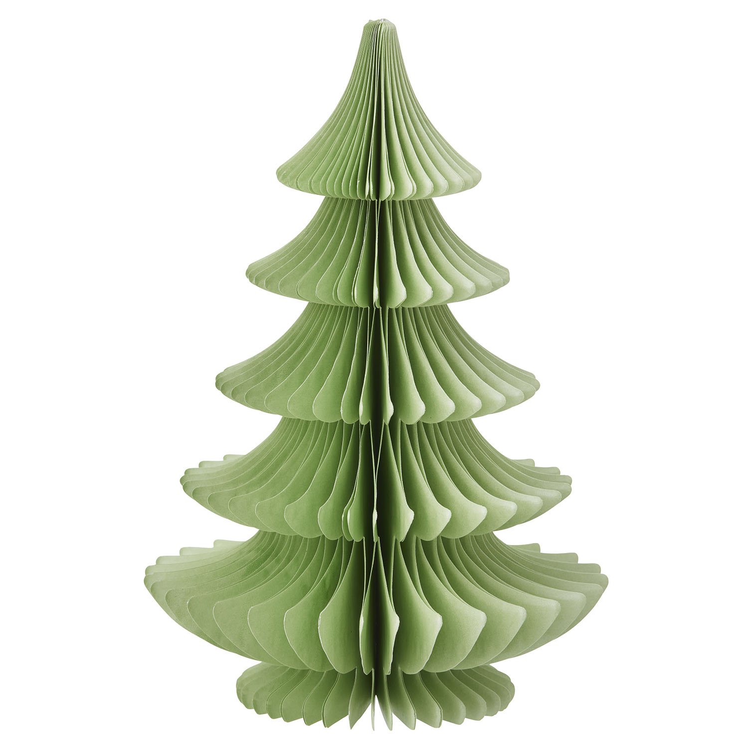 Bungalow XMAS Papierbaum " Evergreen" Tannenbaum, Höhe ca. 30 cm, Farbe: Ming
